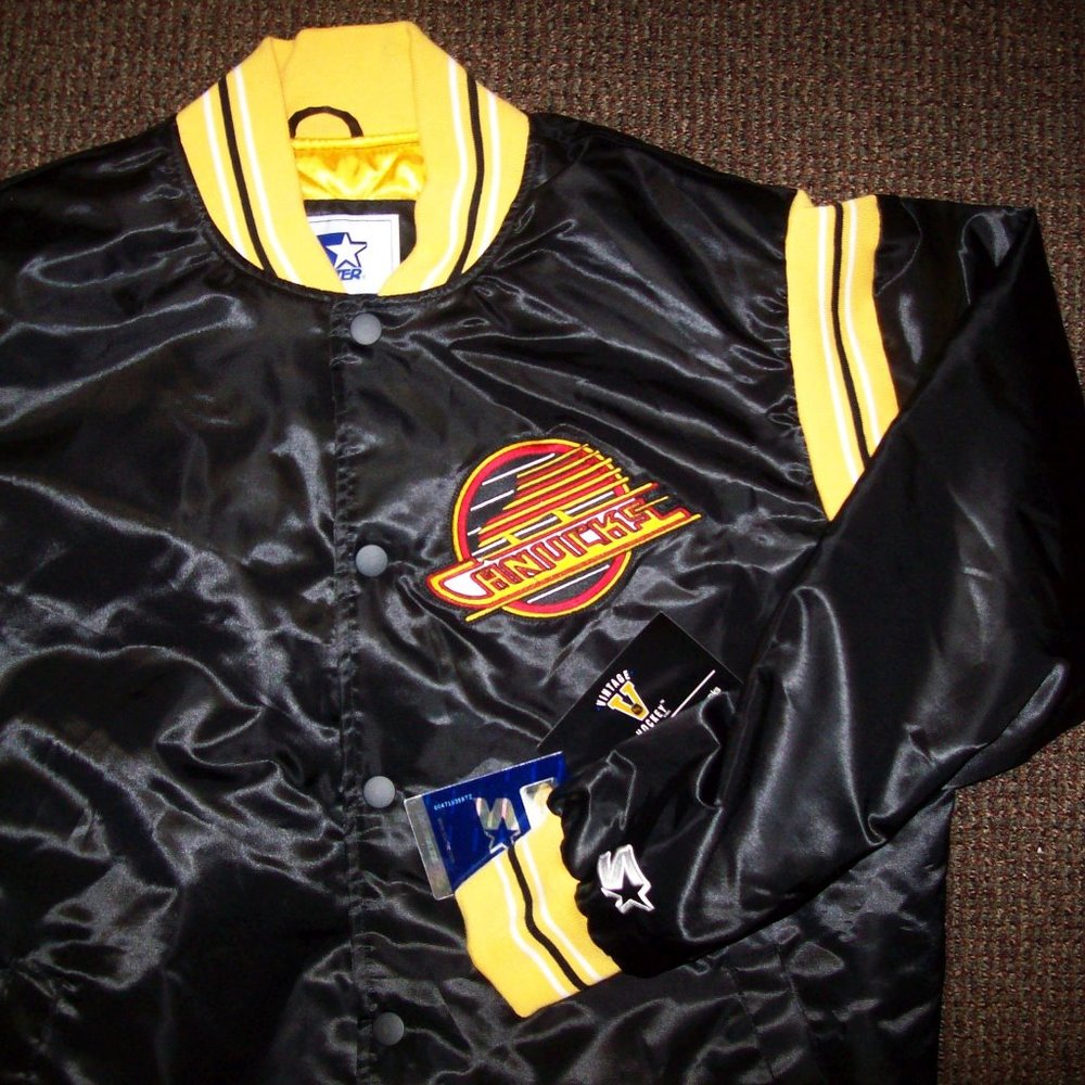 VANCOUVER CANUCKS Starter Snap Down Jacket 3X4X 6X